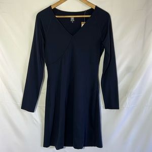 NWT Title Nine Spiral Seam Dress Dark Night size Small